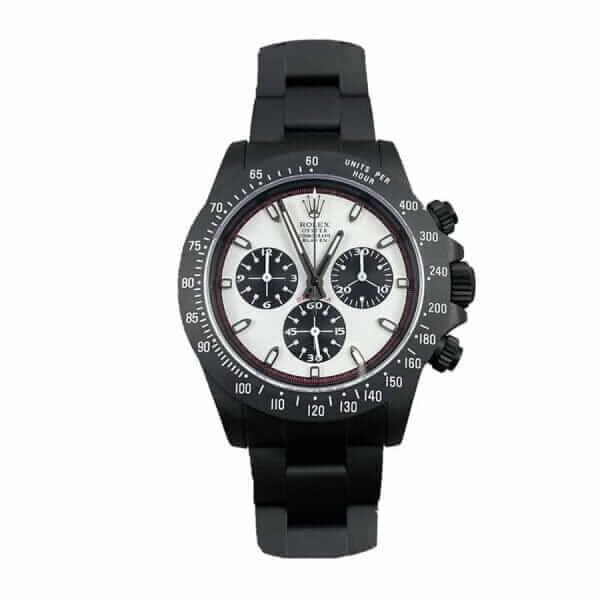 rolex blaken cosmograph black dial paul newman 116710ln box replica