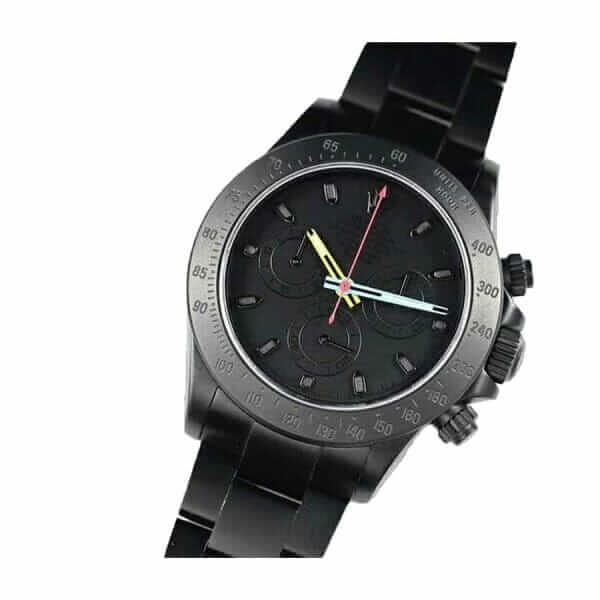 rolex blaken daytona date black dial 116520