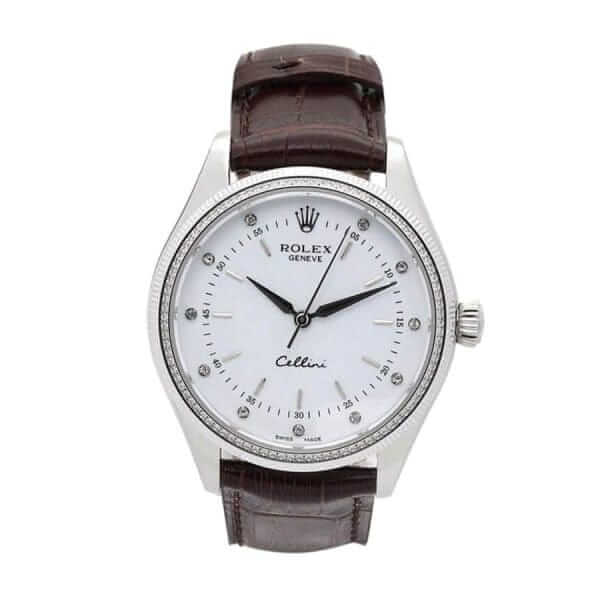 rolex cellini white 4233