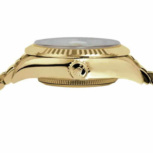 rolex datejust yellow gold ladies green dial replica