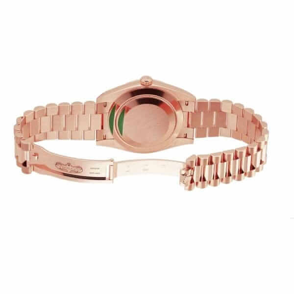 rolex day date 228235 kw rose gold stripe dial 3