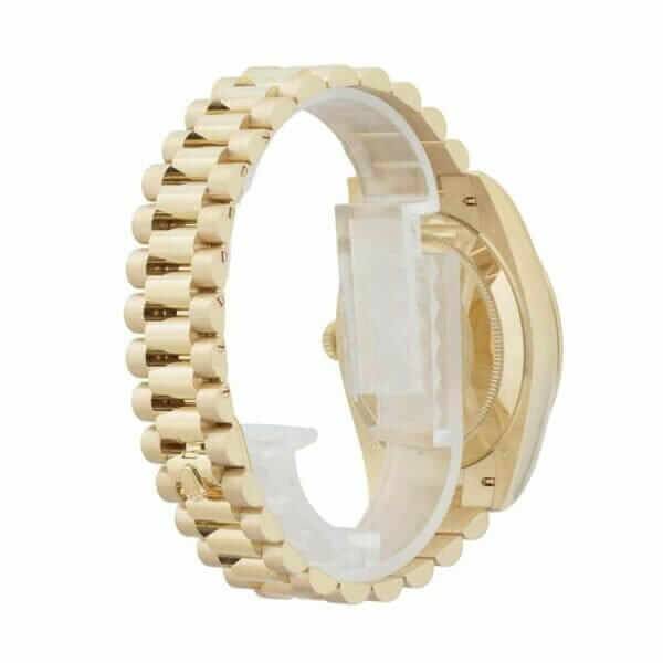 rolex day date 228238 new yellow gold rhodium dial 1