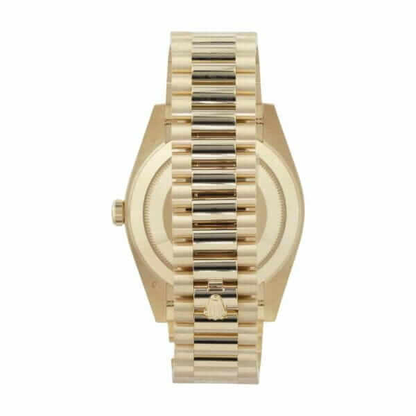 rolex day date 228238 new yellow gold rhodium dial 2