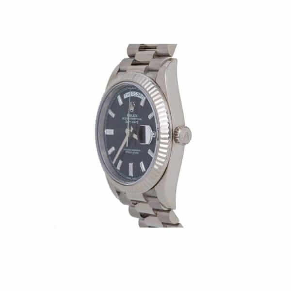 rolex day date 40 228239 2018 ew stainless steel silver quadrant dial oyster replica