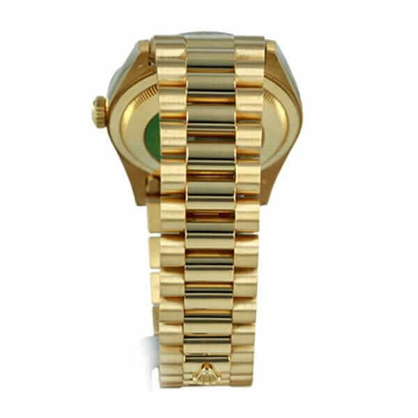 rolex day date yellow gold champagne dial