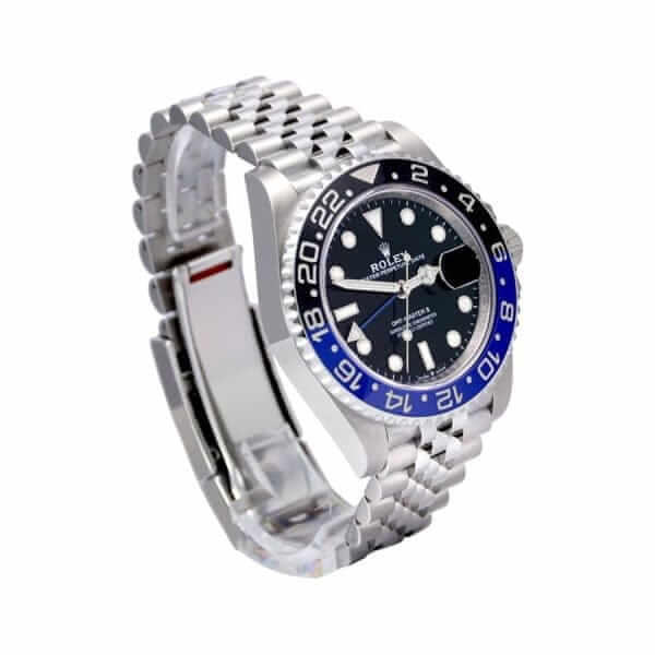 rolex gmt master ii ceramic black and blue bezel batman jubilee 116710blnr jubilee replica2
